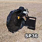 Close-up image of SP36 compaction wheel.