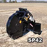Close-up image of SP42 compaction wheel.